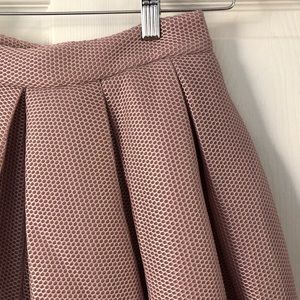 Pink A-line skirt